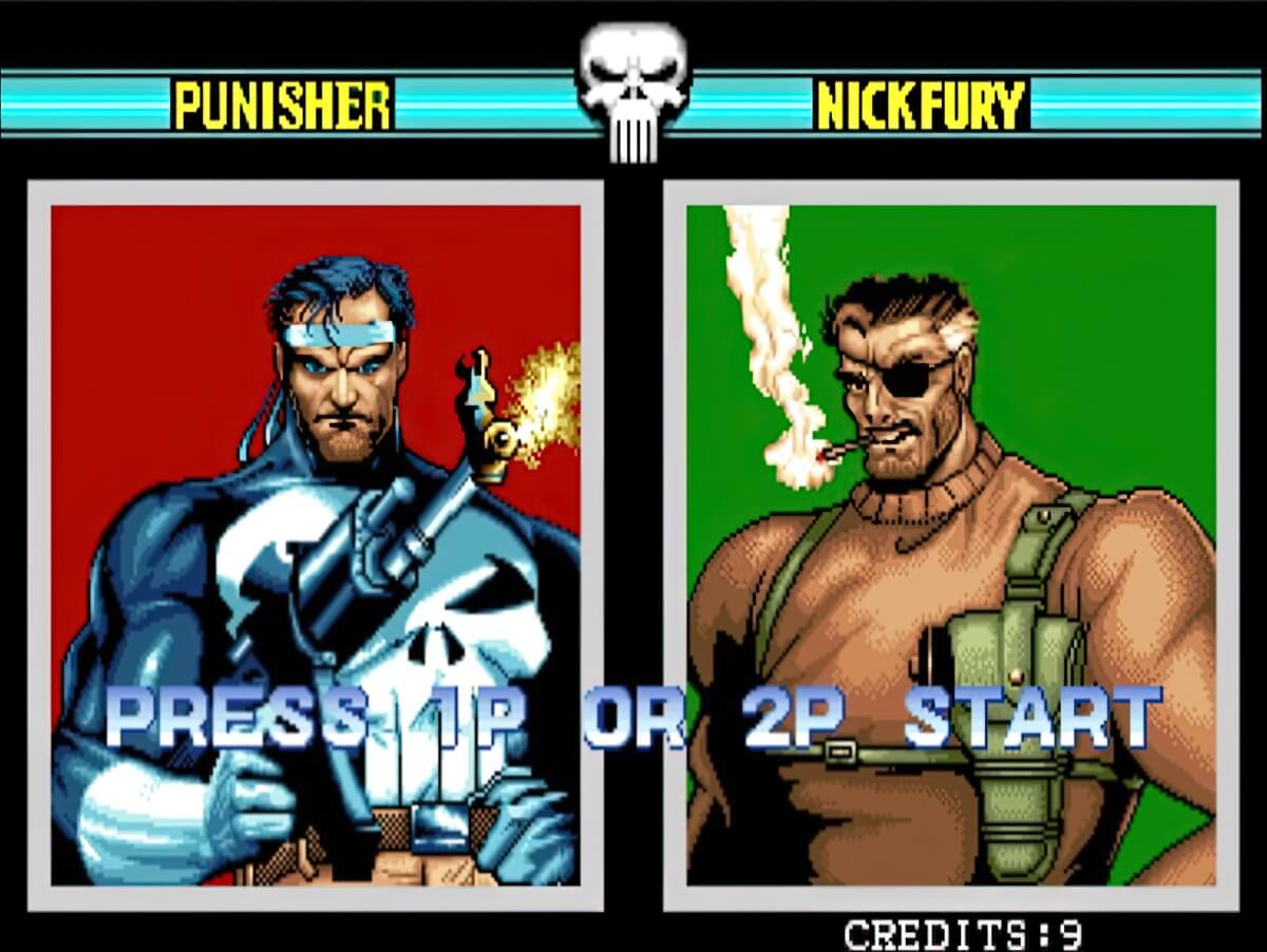 The Punisher - геймплей игры Arcade